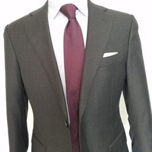 Suit Supply 110's Dark Gray pockets still unopened